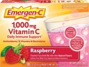 Alacer Emergen-C Vitamina C Fizzy Drink Mix Raspberry - 1000 Mg - 30 Pachete