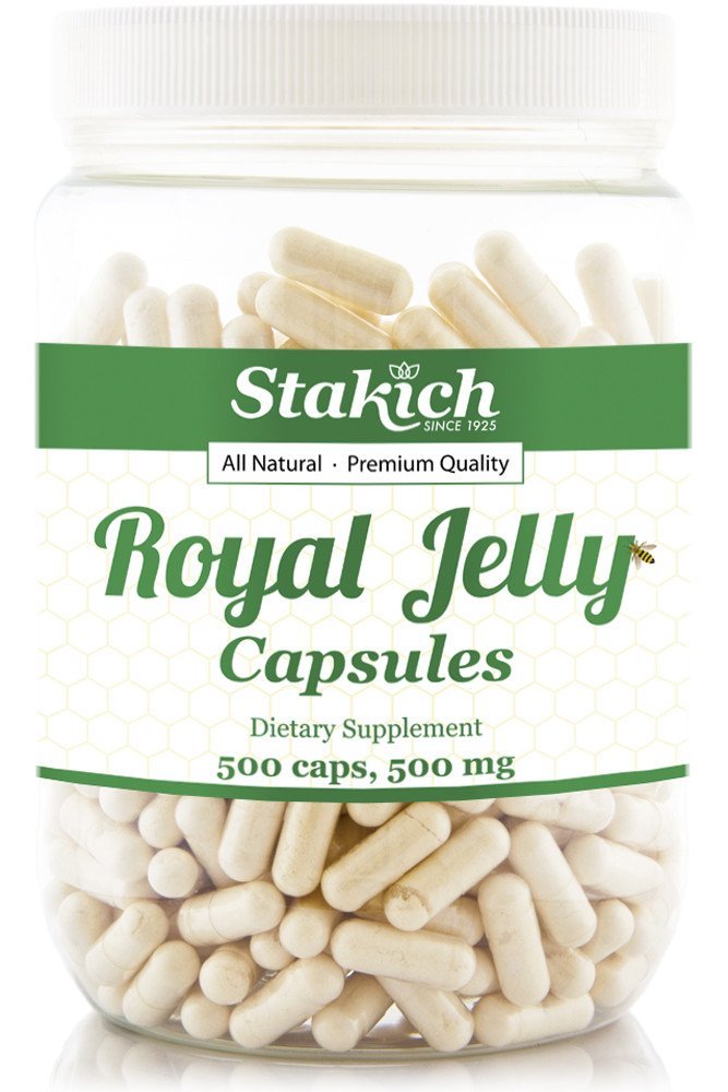 Stakich 500 mg capsule (capsulele Jelly Royal 500 mg (număr de 500 mg))