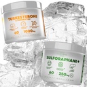 Turkesteron & Tongkat Ali Real Lab-Verified Sulforaphane Supplement, Ajuga Turkestanica Per Serving Creşterea rezistenţei - (60 capsule)