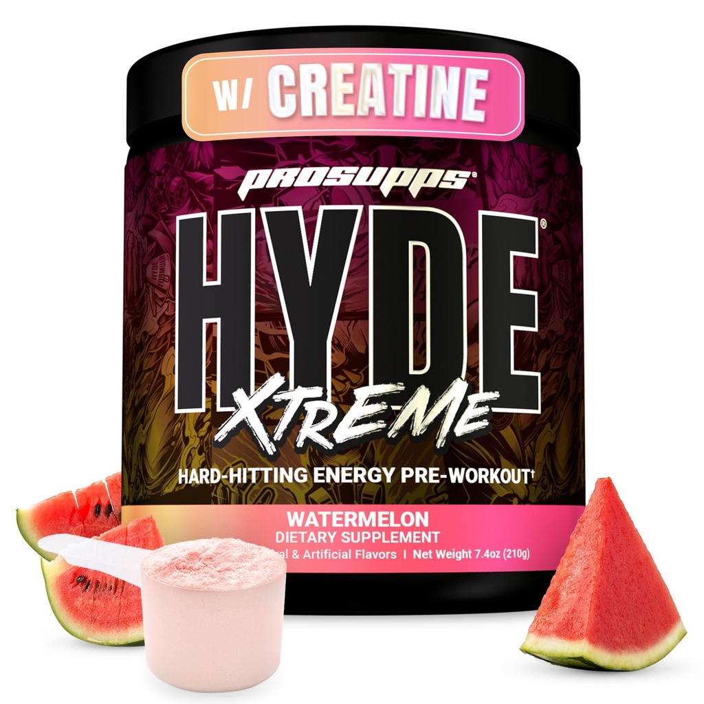 PROSUPPS Mr. Hyde Xtreme Pre Workout Pulbere cu Creatină, Beta Alanine & Cafeina 
