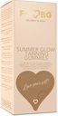 Gumiile de vară Glow Tanning - Miami Vice Flavor - Ananas, nucă de cocos, și căpșuni - Vegan - Gluten-Free - Dairy-Free - Ingrediente naturale - Nutrienți esențiali - Mărime călătorie - 30 de zile de aprovizionare