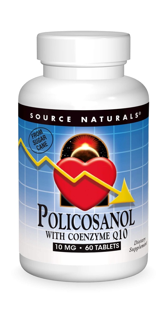 Naturals Sursa Policosanol cu Coenzima Q10 10 Mg comprimat, 60 Conte