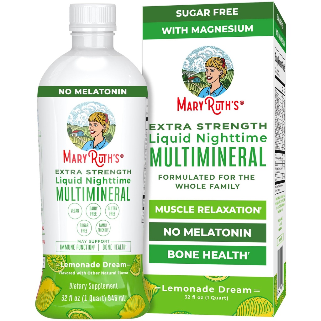 MaryRuth Organics Extra Putere Lichid pe timp de noapte Multimineral 
