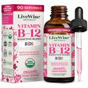 LiveWise Naturals Vitamina B12 Picături lichide pentru copii 