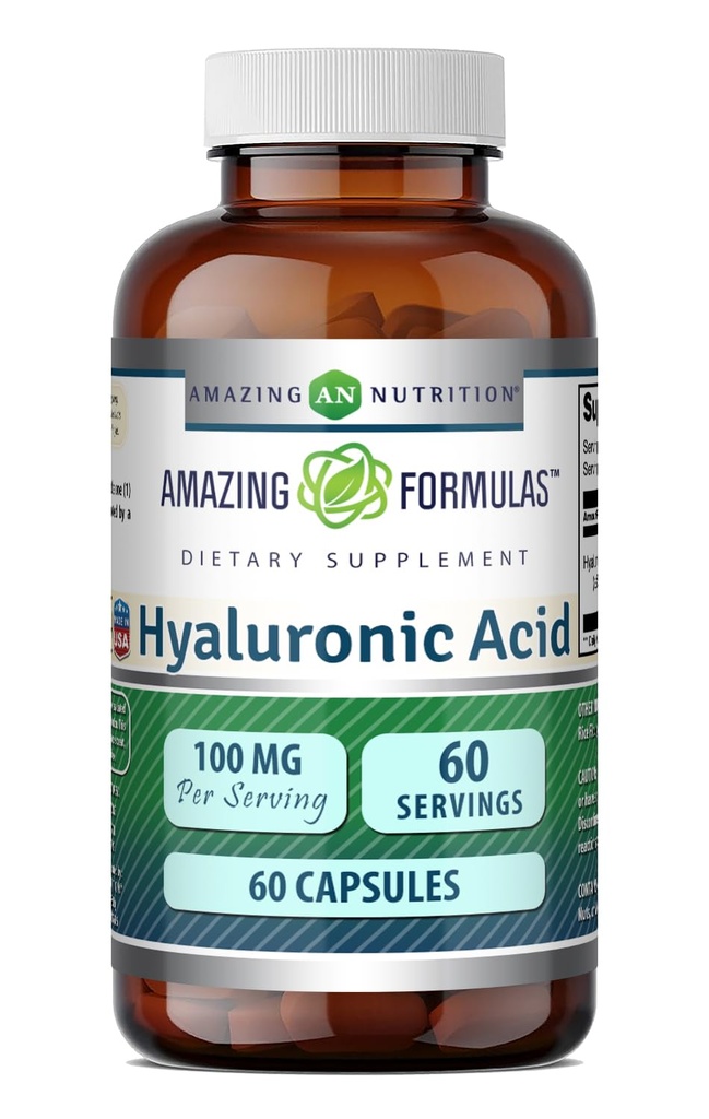 Amazing Formulas Hyaluronic Acid 100 Mg Supliment 