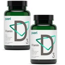 Puori Vitamina D3 Softgels, 2500 UI (62,5 mcg) - Suplimente de vitamina D3 absorbite rapid pentru sistemul imunitar de sprijin, sănătatea osoasă și funcțiile musculare sănătoase - non-GMO și gluten-free - 240 Număr