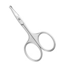 LIVEO 3.75" Rotunjit foarfece de păr cu nas curbat, Premium din oțel inoxidabil siguranță lame mici Utilizați pentru manichiura Cuticula Trimming Păr facial, sprânceană, piele uscată