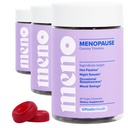 O positiv MENO Gummies for Menopause, 30 Servings (Pachet de 3) - Hormone-Free Suplimente pentru femei cu negru Cohosh & Ashwagandha KSM-66 - Ajuta Alleviate Hot Flashes, Sweats de noapte, & Mood Swings