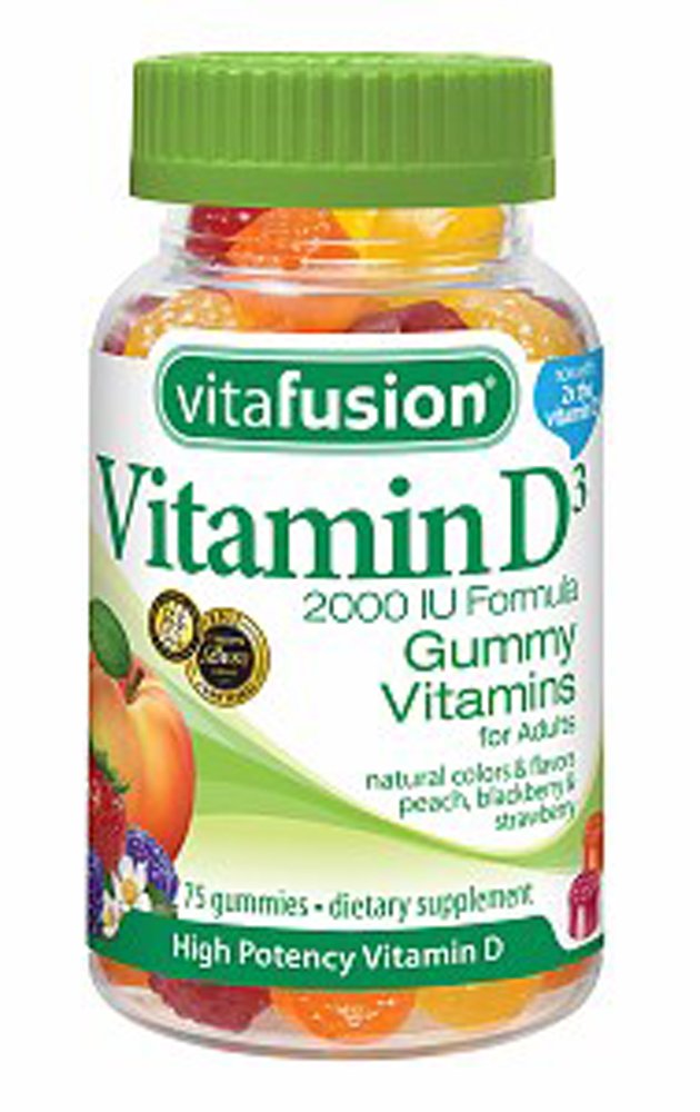 Vitafuzie Vitamina D 2000 UI Gume adulte, 275 Conte