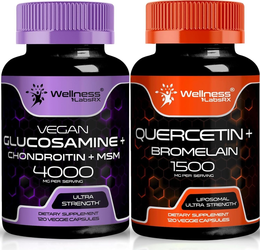 wellNESS LABSRX Glucosamină Chondroitin MSM 