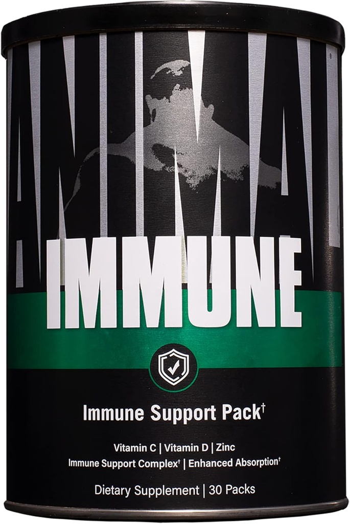 Animal Imun Pak - Zinc, vitamina C, vitamina D, extract de frunze de măsline, extract de piper negru și mai mult, Imunum Pilula Packs, 30 Conte