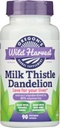 Oregon Wild Harvest Milk Thistle Dandelion - Extract Standardizat la 80% Silymarins (90 capsule)
