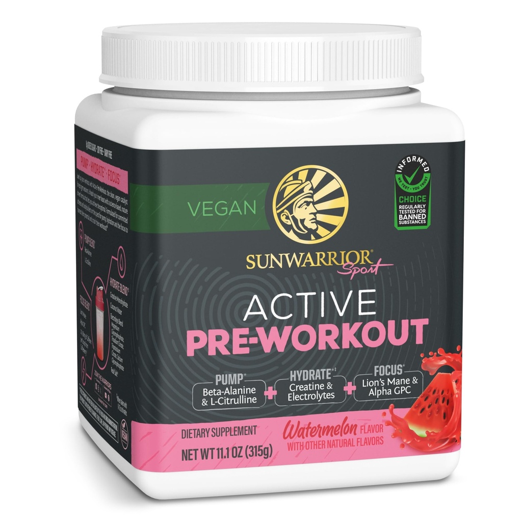 Sunwarrior Pre Workout Powder Energetic Drink 