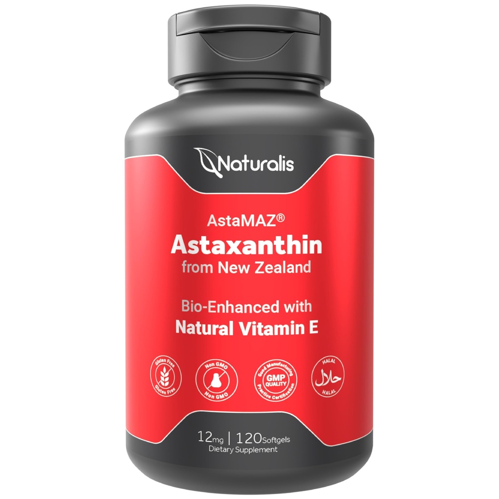 Naturalis Noua Zeelandă Astaxantină (12mg) 
