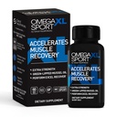 OmegaXL Sport Extra Putere Recuperare musculare Supliment și de sprijin respirator - Îmbunătățește DOMS și ROM, Clinic sprijinit de ulei de mussel verde (60 Softgels)