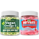 Vegan Omega 3 Gume + Butyrate Gummies Sugar Free