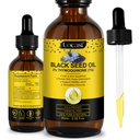 Uocasi Black Seed Oil, Cold Pressed, 100% Pure & Naturale, Cresterea parului & Skin Care, 2.02 Fl Oz