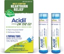 Boiron Acidil On The Go Travel Essential for Relief of Acid Reflux, Heartburn, Indigestie, Blooting, and Uset Stomac - 2 Count (160 Pellets)
