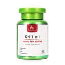 IulieDeer Antarctica Krill Oil 1000 mg cu Omega-3s EPA, DHA, Astaxantină și Fosfolipide 60 Softgels Supliment fără gust de pește pentru articulație, inimă, creier și imunitate