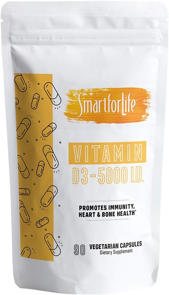 Smart for Life Vitamina D3 5000 ui - 90 Conte capsule vegetale