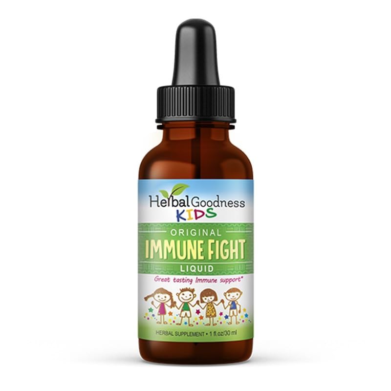 Suport imunitar 1 oz cu Ashwagandha pentru si Suplimente Herbal Turmeric - Natural Kids Immune Booster scade pentru Wellness si Immune Support pentru copii - Non-GMO - Made in USA