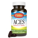Carlson - ACES, Vitamine A, C, E + Seleniu, Cellular Health & Immune Support, Antioxidant, 50 Softgels