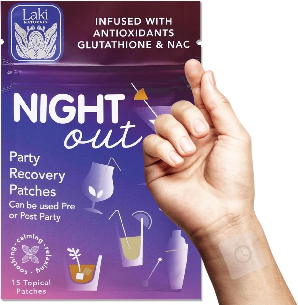 Laki Naturals Night-Out Patch (Pachet de 15) 