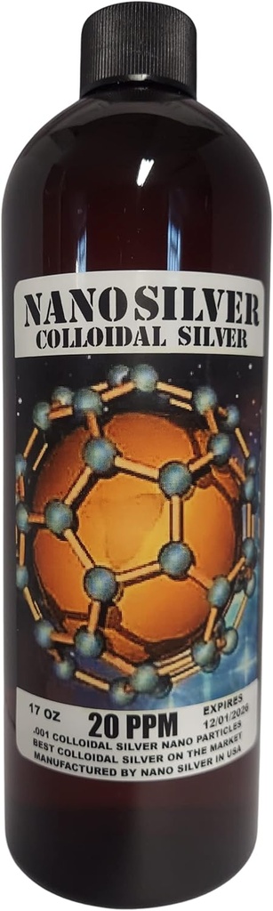 Nano Argint argintiu argintiu 51 Ounces Trei sticle 