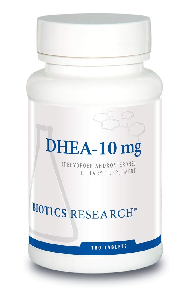 Biotics Research DHEA 10 Milligram Hormonal Echilibru, Metabolism, Îmbunătățit Mood și Outlook, Vârstă Grațios, Răspuns de stres sănătos, 180 comprimate