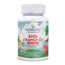 Naturale nordice Vitamina D3 Gummies Copii, Pepene sălbatic Splash - 60 Gume - 400 UI Vitamina D3 - Sănătate osoasă, Imunitate sănătoasă - Non-GMO, Vegetarian - 60 Serviri