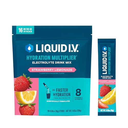 Multiplicator de hidratare lichid I.V.® - Limonadă de căpşuni 