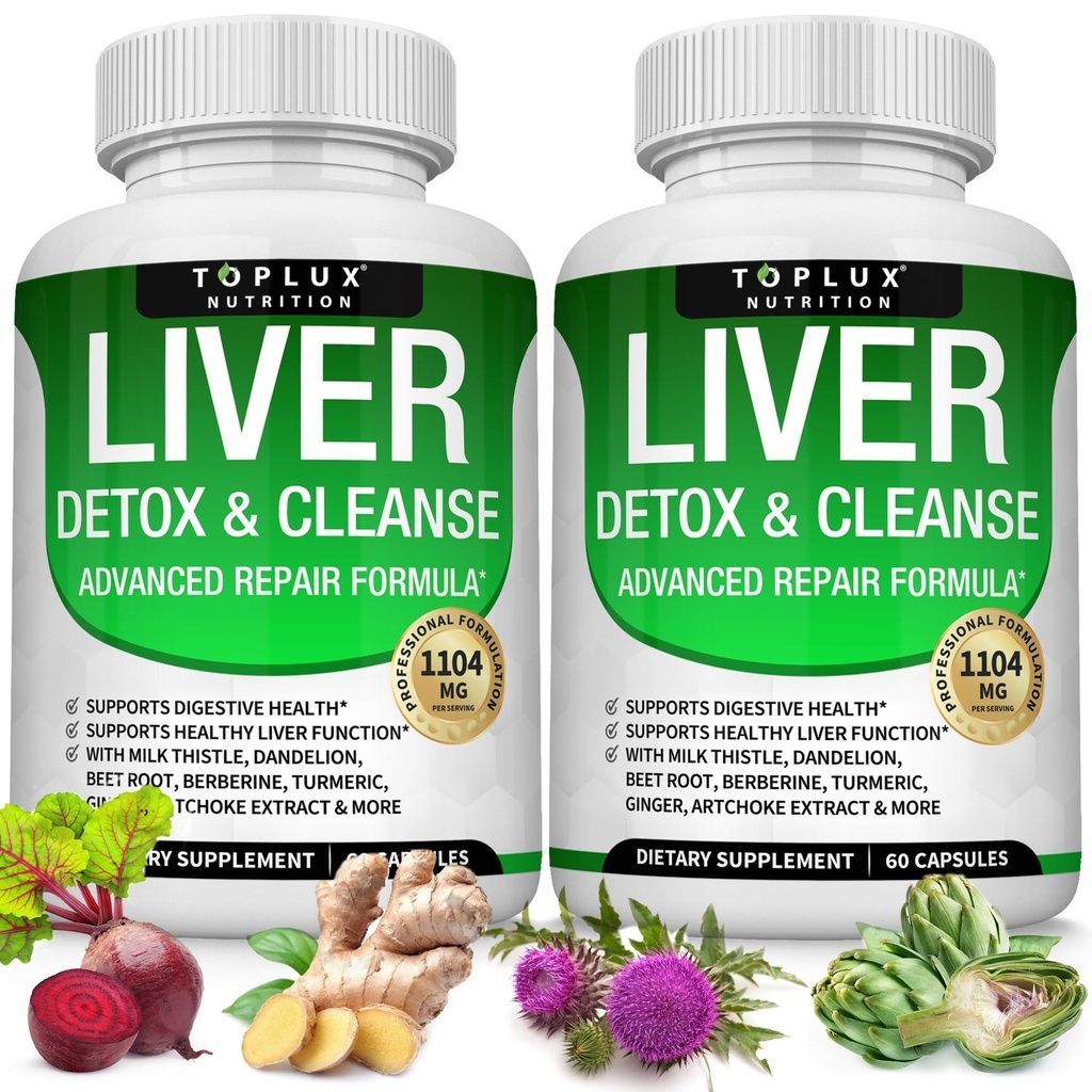 Ficat Curățare Detoxifiere & Reparație Formula de ficat Detox Supliment 