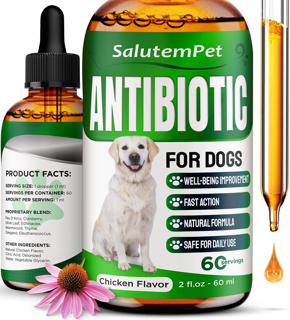 Antibiotice naturale pentru câini de câine pentru infecţie, tuse, şi alergii 