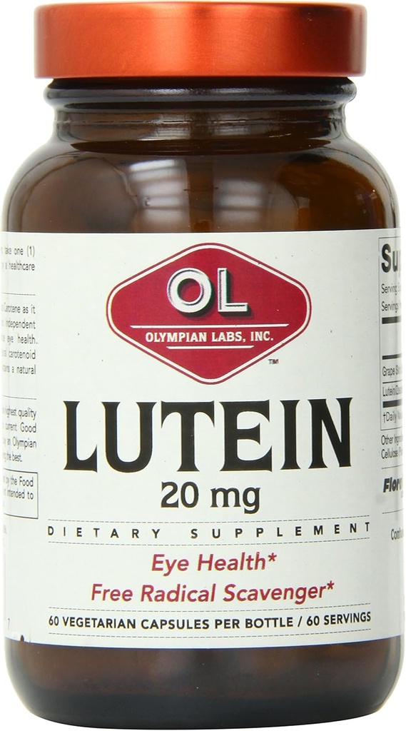 Olympian Lab Lutein Capsule Carotenoid Natural, 60 Conte