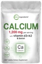 Micro Ingrediente Calciu 1200 mg cu vitamina D3 & K2, 300 comprimate 