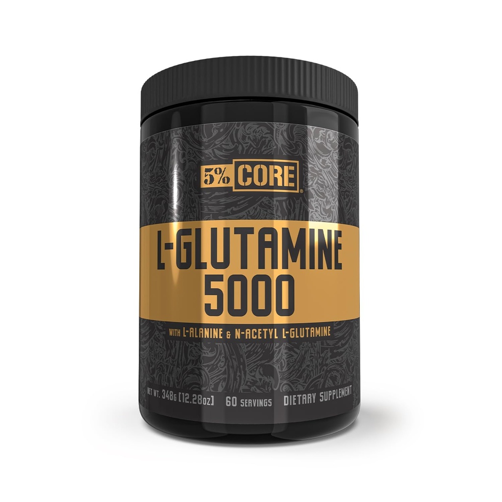 5% Nutriție core L-Glutamine 5000 Supliment w/L-Alanină 