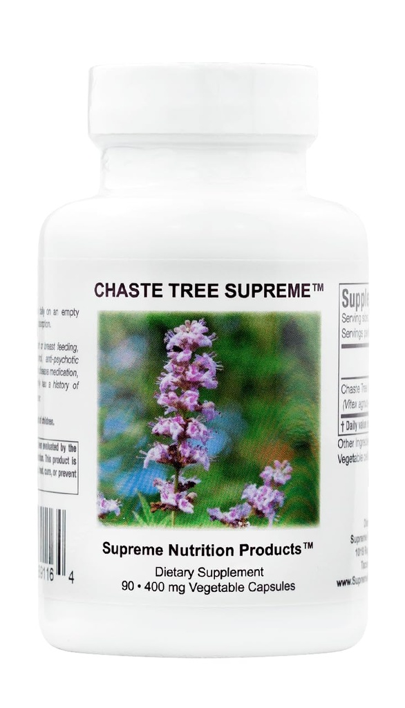 Supreme nutrition Chaste Tree Supreme, 90 Pure Vitex Capsule vegetariene