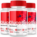 (3 Pack) Glucobio Capsule, Gluco Bio Advanced Glyco Support Formula pastile, Glucobio Suplimentul Extra Putere, Glucobio Ingrediente naturale Glycogen Suport, Gluco Bio Glycogen Recenzii (180 capsule)