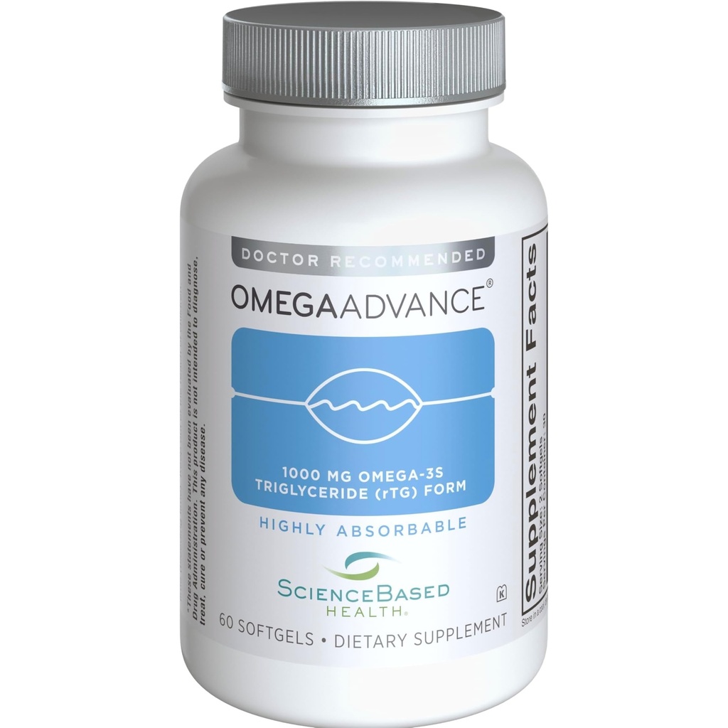 OmegaAdvance Ulei de pește Omega-3 Ulei de pește 