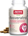 Jarrow Formulas® Resveratrol 100 mg, Supliment alimentar, Suport antioxidant pentru funcția cardiovasculară, 60 Capsule Veggie, 60 zile de aprovizionare