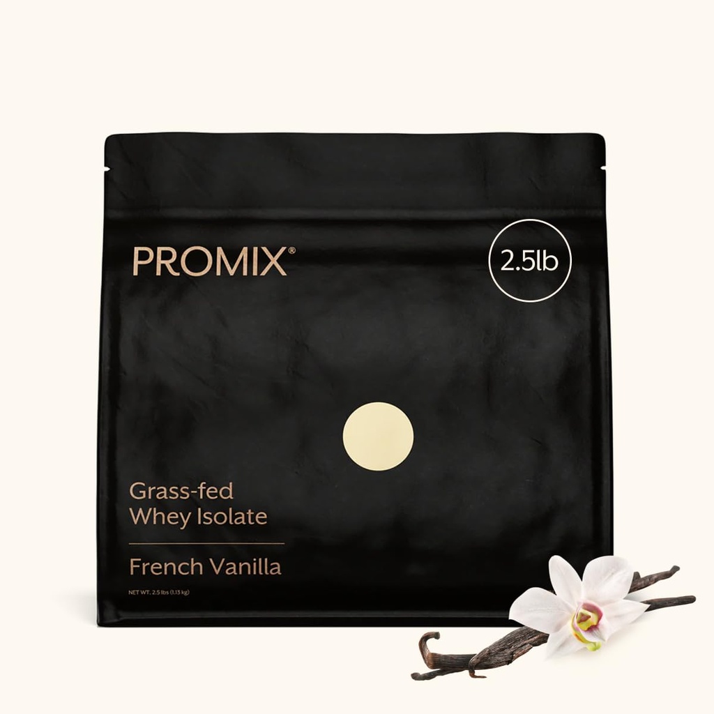 ProMix Nutrition Whey Proteine Izolate Pulbere, Vanilie - Grass-Fed -  Liră (Pachetul 1)