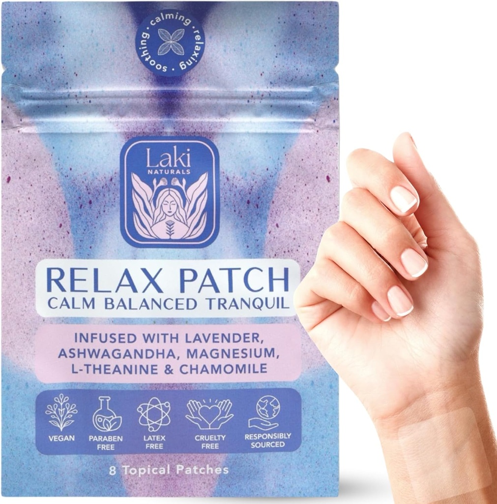 Laki Naturals Relax Patch (Pachet de 8) 