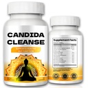 Candida Cleanse - Suport Gut & Colon, Formula avansată - Oregano Leaf, Wormwood, Black Walnut, Acid caprilic