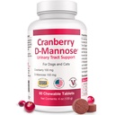 Cranberry D- Mannose Urine Tract Supliment pentru câini și pisici 