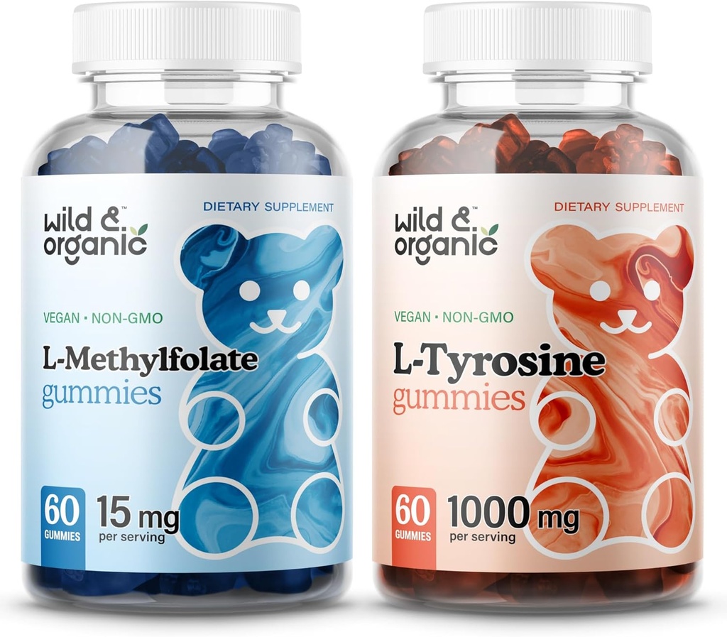 Gume sălbatice și organice L-metilfolate și L-Tyrosine