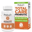 Probulin Total Care Probiotic Supliment, Daily Gut, Digestive, şi Imun sănătate Probiotice Capsule pentru bărbaţi şi femei, 20 Miliarde CFU, Vegan, 30 Conte flacon