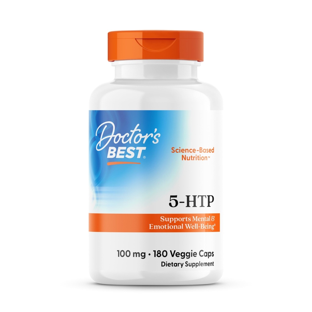 Medicii Cel mai bun 5-HTP, Suportă Mental & Emotional Well-Being, Non-GMO, Gluten Free, Soy Free, Vegan 180 Veggie Caps