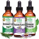 Alegerea botanică Pasiune Floare, Rosemary Leaf, & Gymnema Sylvere extracte Bundle 
