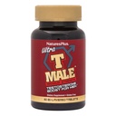 NaturasPlus Ultra T Masculin, eliberare extinsă - 60 tablete cu strat bi-strat - Suportă câştig muscular - vegetarian, gluten gratuit - 30 Serviri