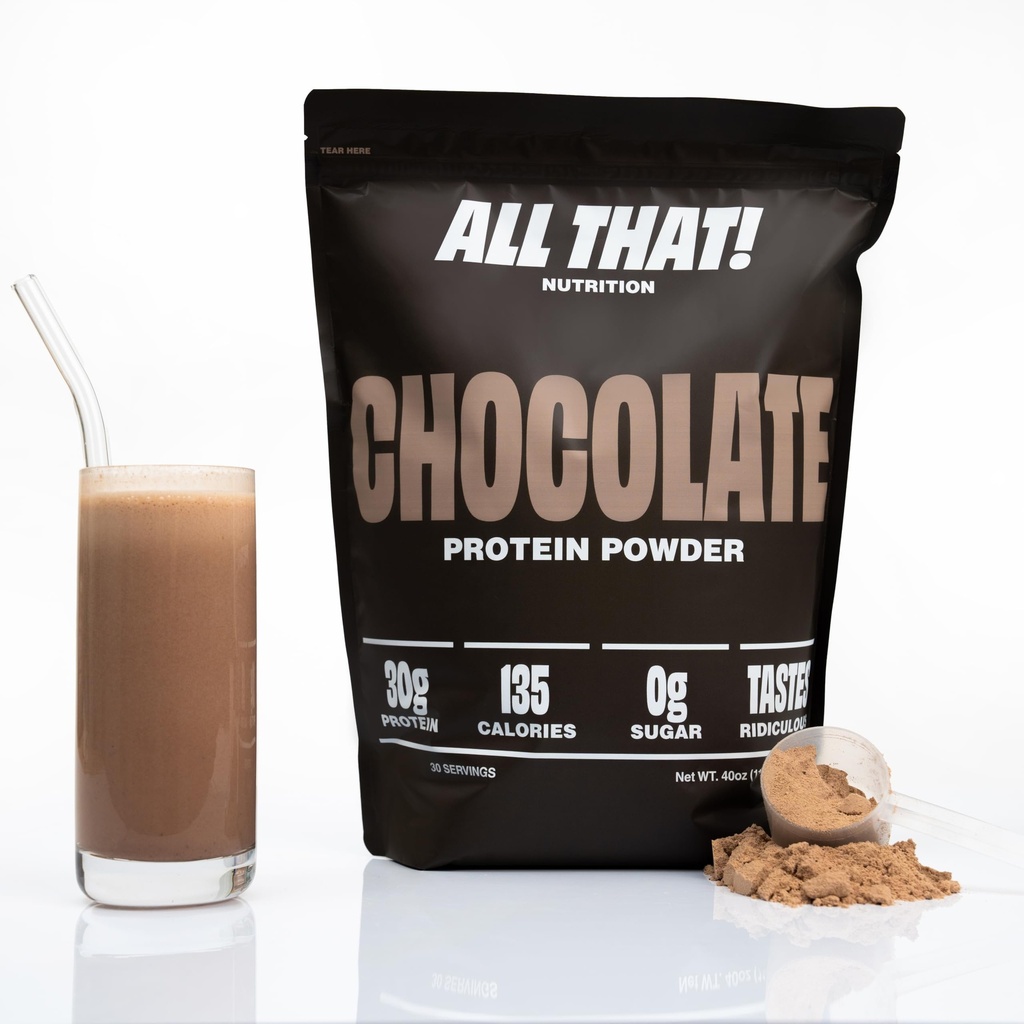 Ciocolata Pudră de proteine, 30G de proteine Whey, Calorie scăzut și rapid-aport, 0 Zahăr, Soy-Free și gluten-Free Proteina pulbere, 30 Serviri
